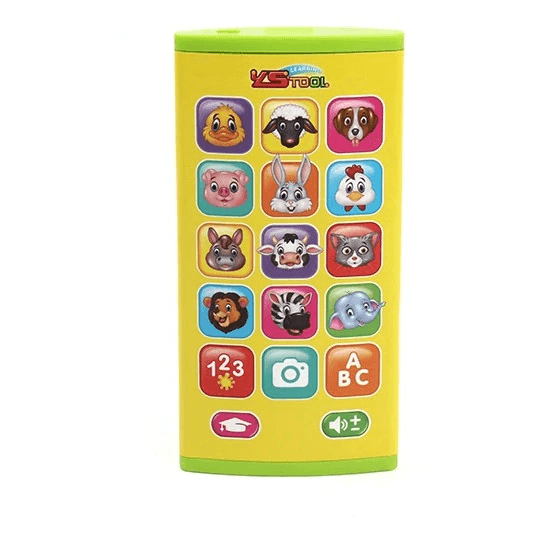 Jucarie Telefon Smartphone Y-Phone interactiv cu 2 ecrane, touch pentru copii