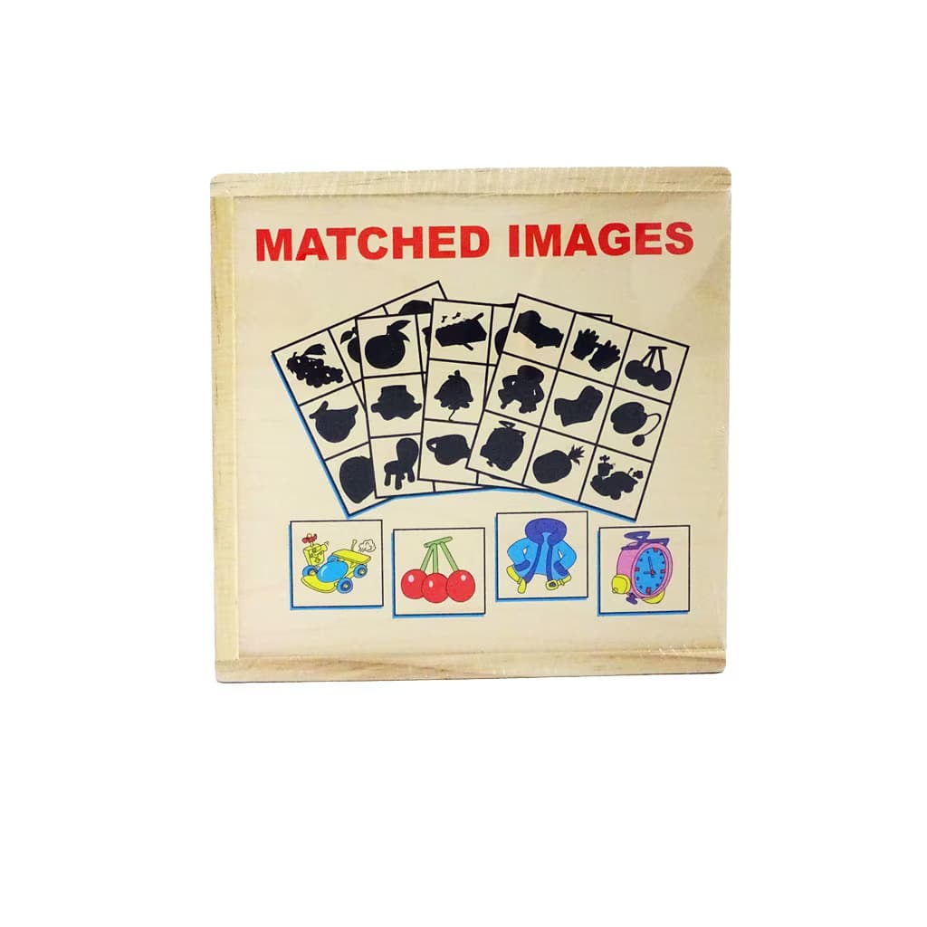 Joc educativ de asociere si memorie, Montessori, Jocul Umbrelor, 36 piese