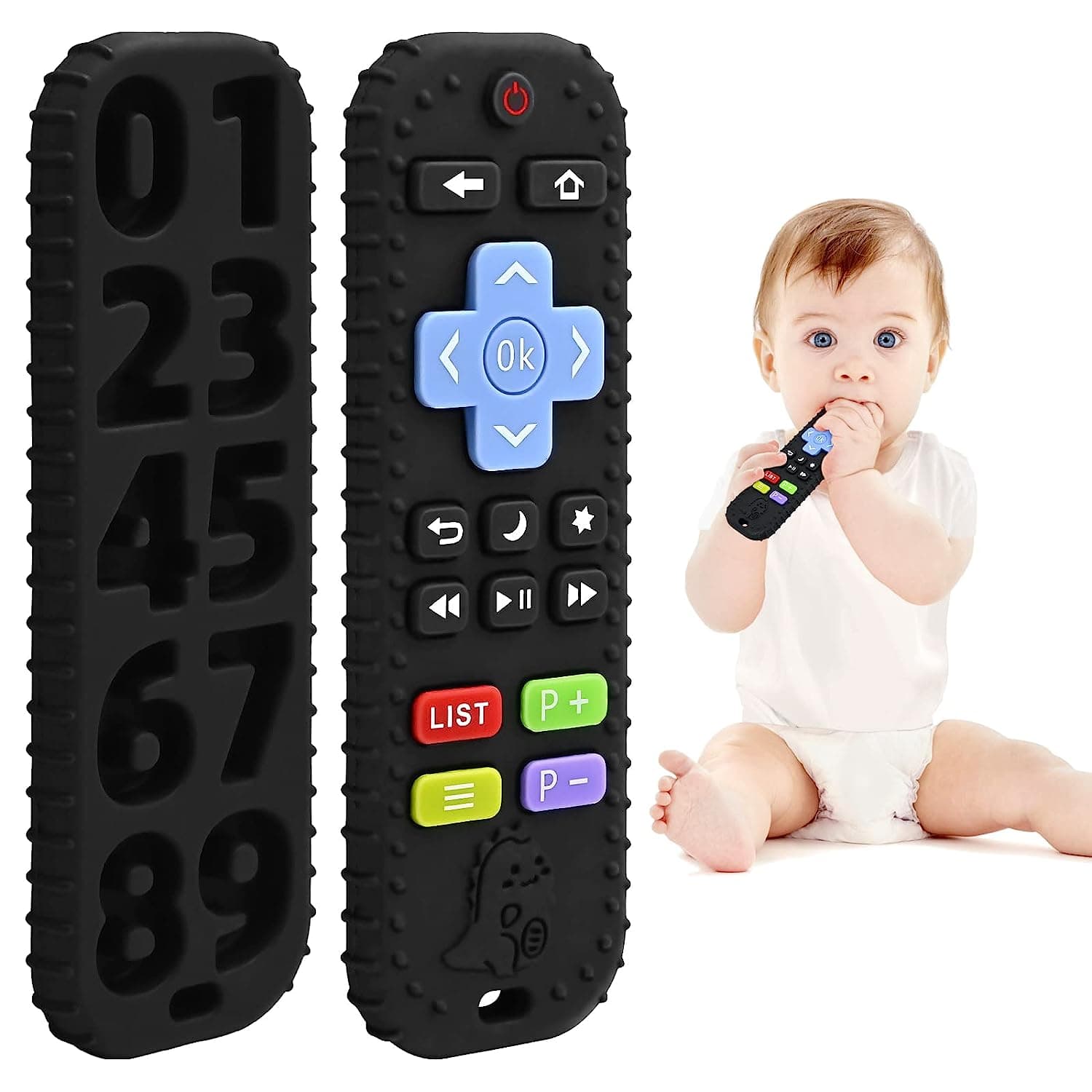Telecomanda de jucarie pentru dentitie, din silicon