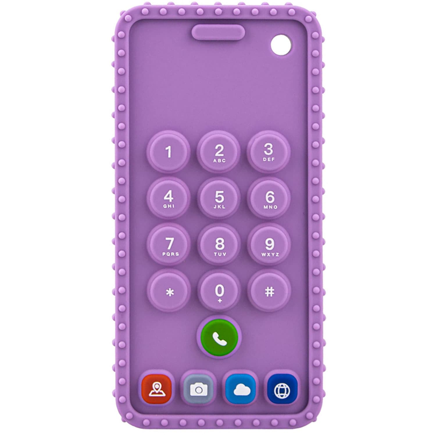 Telefon de jucarie pentru dentitie, din silicon, BPA FREE