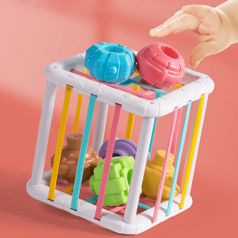 Joc de sortat pentru bebelusi, 6 forme, Plastic ABS, Multicolor