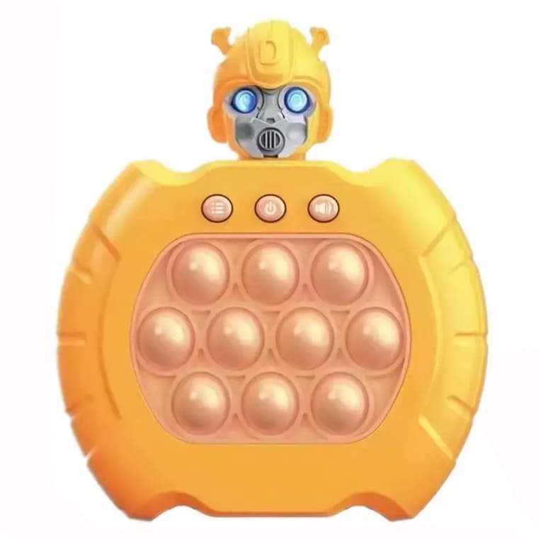 Jucarie Pop It Electronic, consola, cu sunete si lumini, antistres, senzoriala, ajuta memoria si indemanarea, Robot
