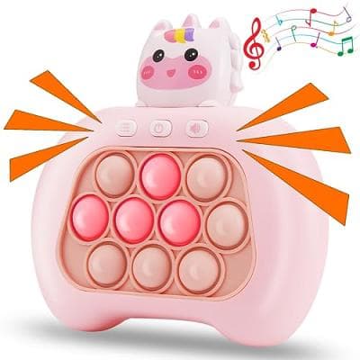 Jucarie Pop It Electronic, consola, cu sunete si lumini, antistres, senzoriala, ajuta memoria si indemanarea
