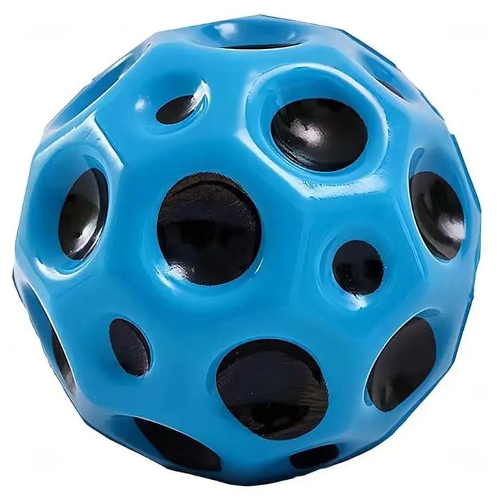 Minge Saltareata, Super Space Ball, 7 cm, Albastra