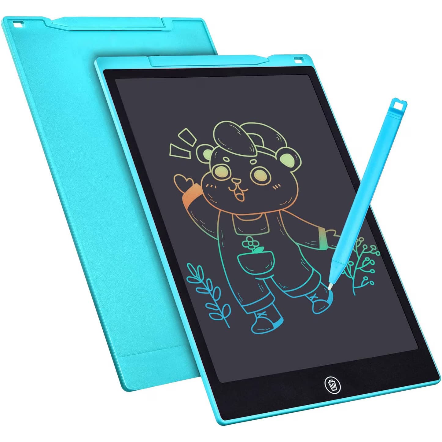 Tableta LCD pentru scris si desenat copii, Electronice, 8.5 inch, Albastru