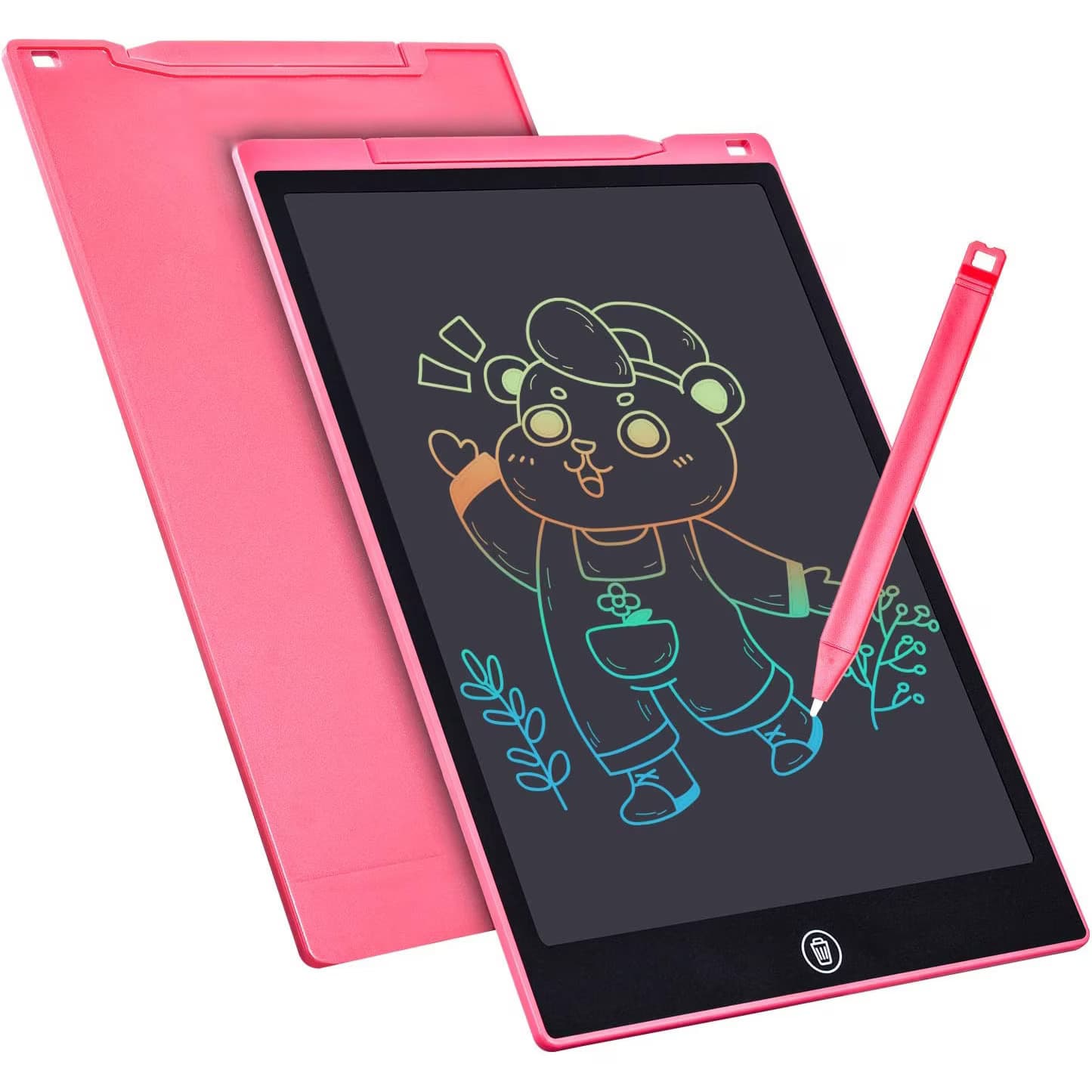 Tableta LCD pentru scris si desenat copii, Electronice, 8.5 inch, Roz