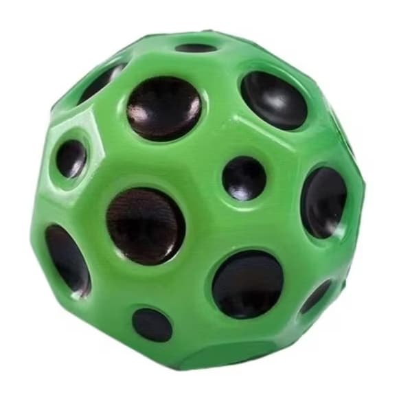 Minge Saltareata, Super Space Ball, 7 cm, Verde