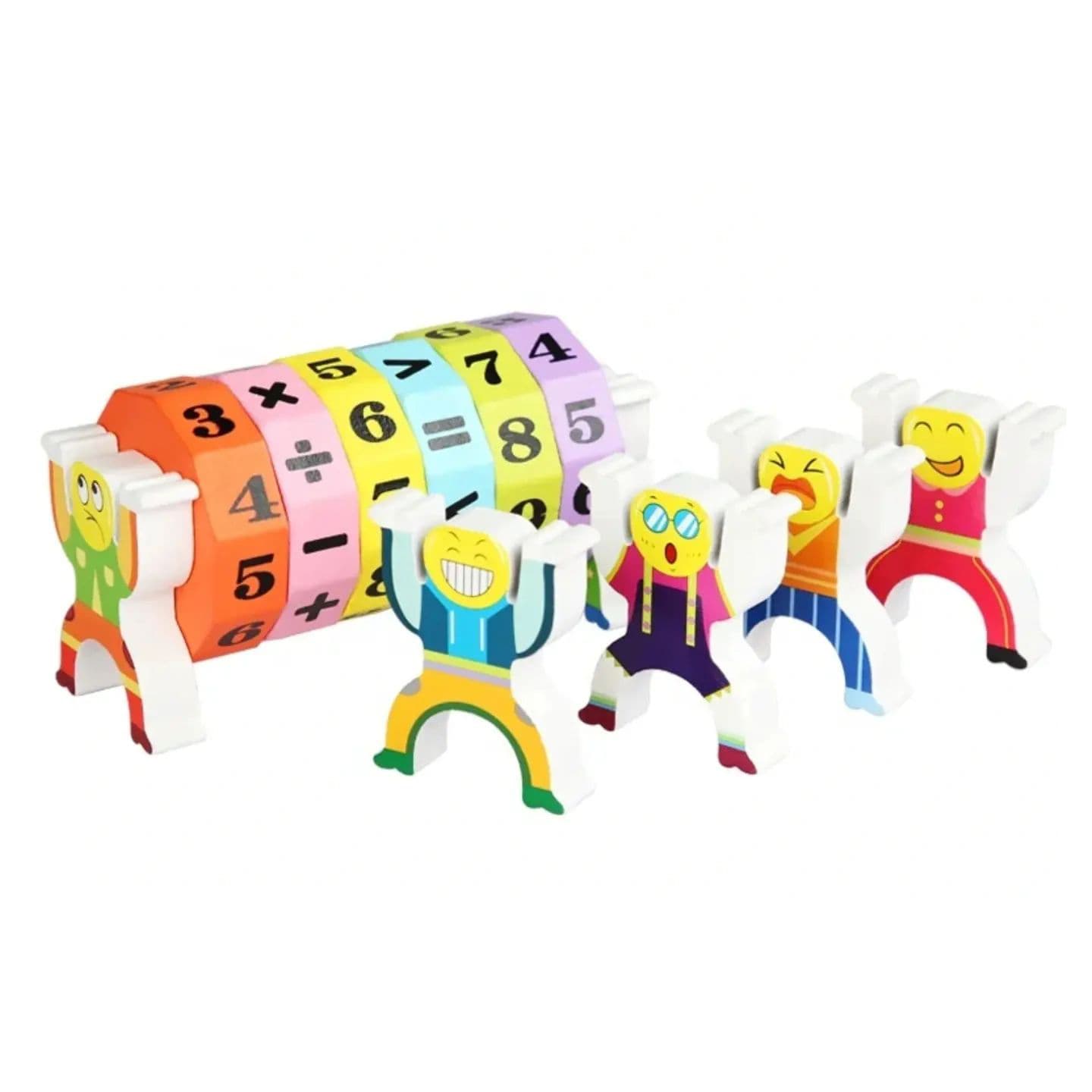 Cilindru aritmetic si figurine in echilibru