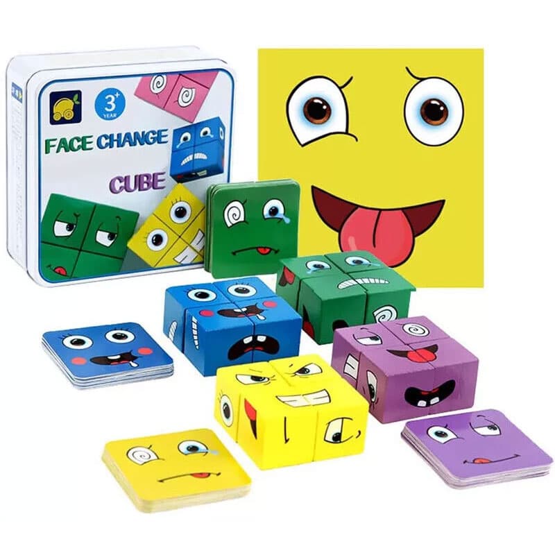 Cuburi de Potrivire a Expresiilor, Puzzle de Construit