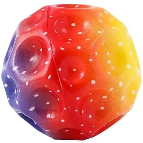 Minge Saltareata, Super Space Ball, varianta mica, 7 cm, Curcubeu