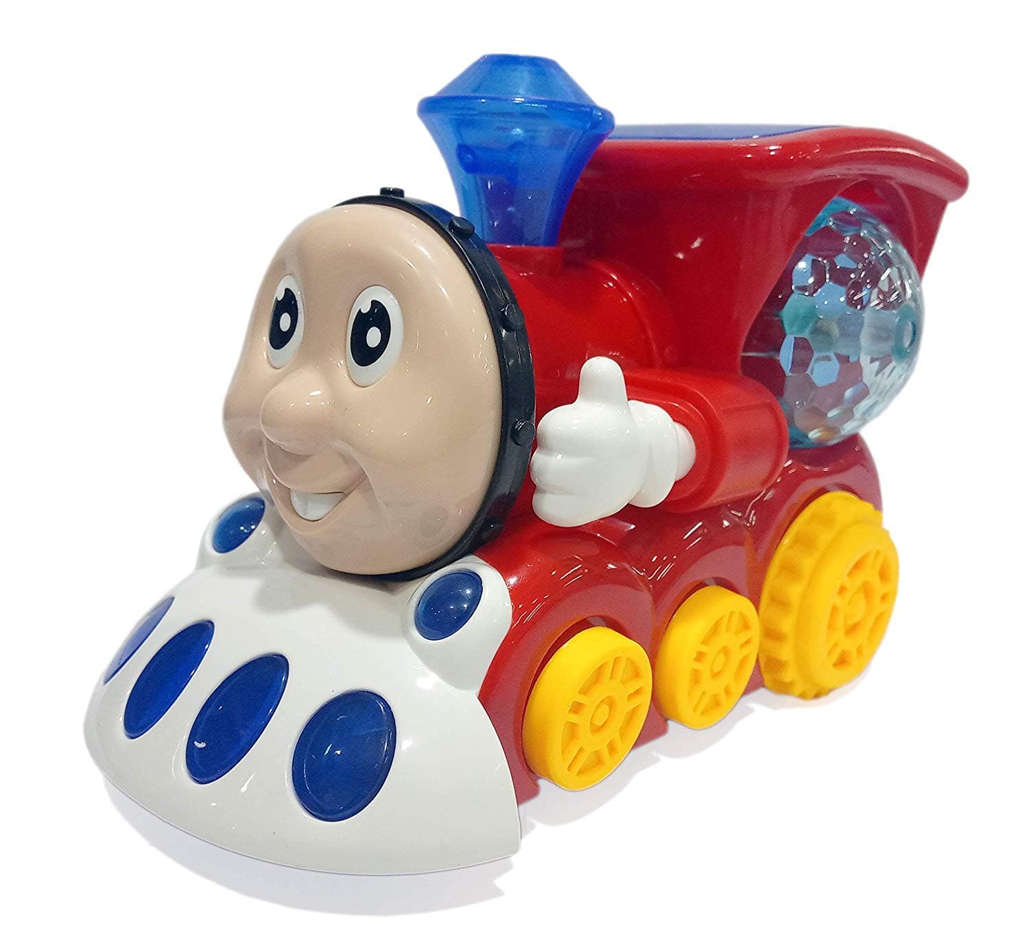Jucarie Interactiva pentru Bebelusi si Copii Mici, Locomotiva Proiectie De Lumini Si Sunete