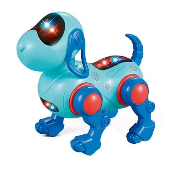 Catel Robot Electric inteligent, de jucarie pentru copii, Albastru