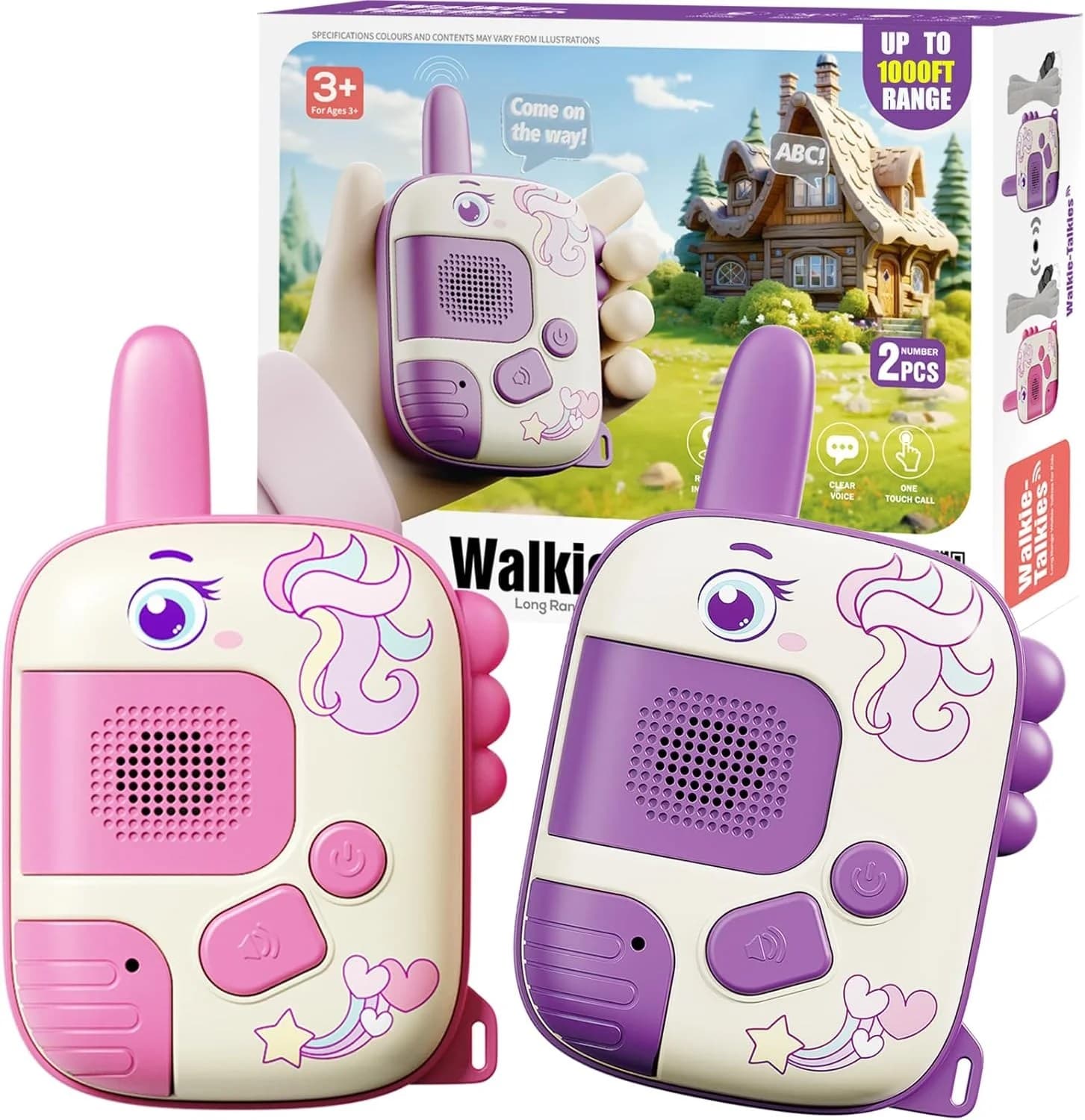 Walkie-Talkie Unicorn Magice pentru Copii 3+ - Aventura incepe acum!