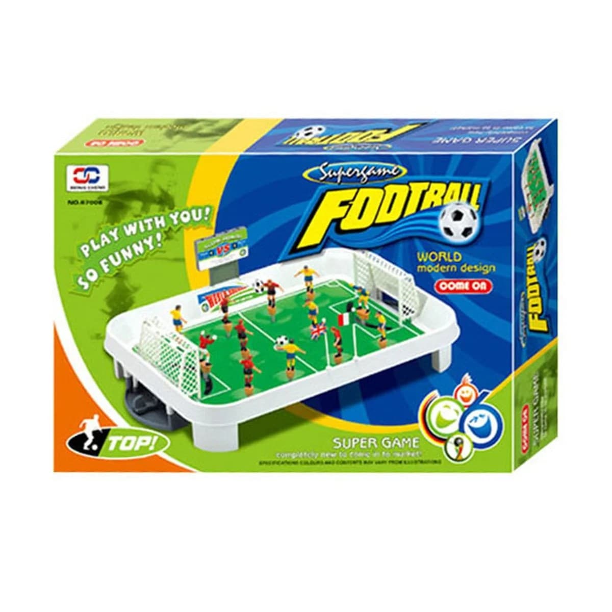 Mini joc de fotbal de masa Supergame cu design modern, distractie garantata pentru copii 3+