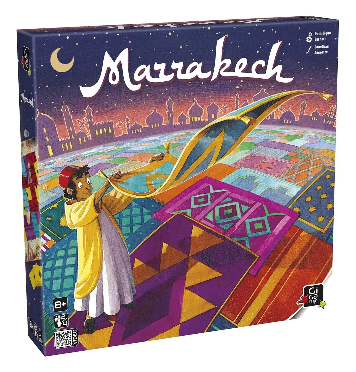 Marrakech joc clasic de societate cu strategie si covoare oriental pentru 2-4 jucatori
