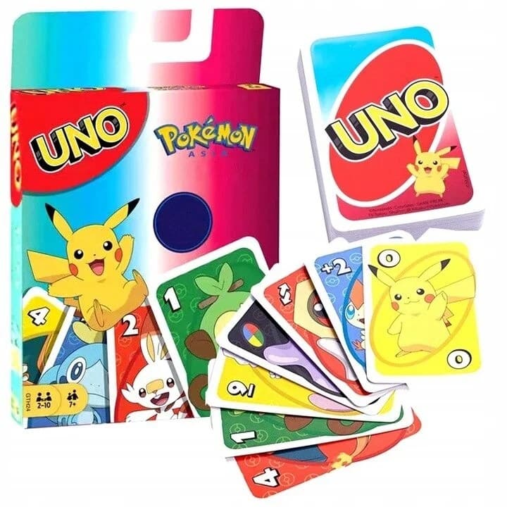 Joc de carti uno pokemon original pentru copii si adulti distractie garantata