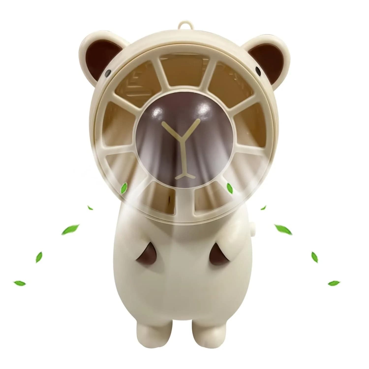 Ventilator portabil ursulet dragut cu design compact si racoritor pentru zilele calduroase