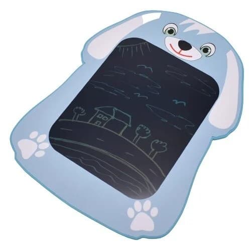 Tableta de desen lcd interactiva in forma de catelus pentru copii creativi si talentati, blue