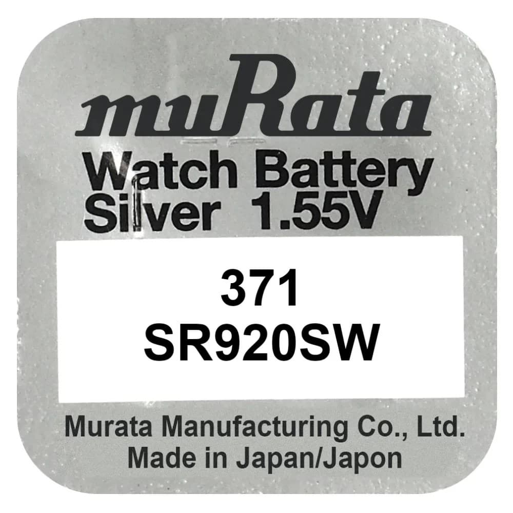 Baterie, Oxid de Argint, muRata 371 sr920sw, 1.55V, 1 buc