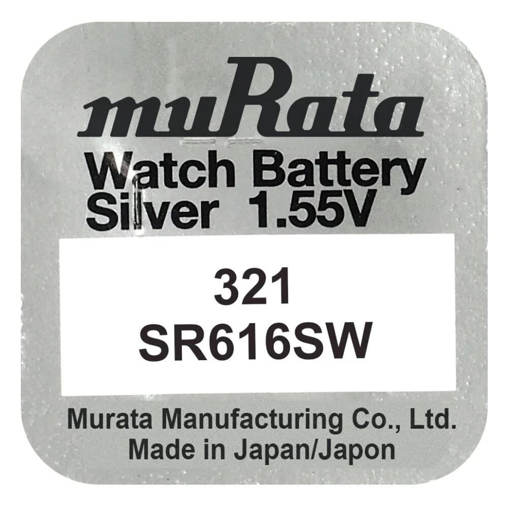 Baterie, Oxid de Argint, muRata 321 sr616sw, 1.55V, 1 buc