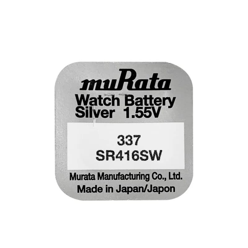 Baterie, Oxid de Argint, muRata 337 SR416SW, 1.55V, 1 buc