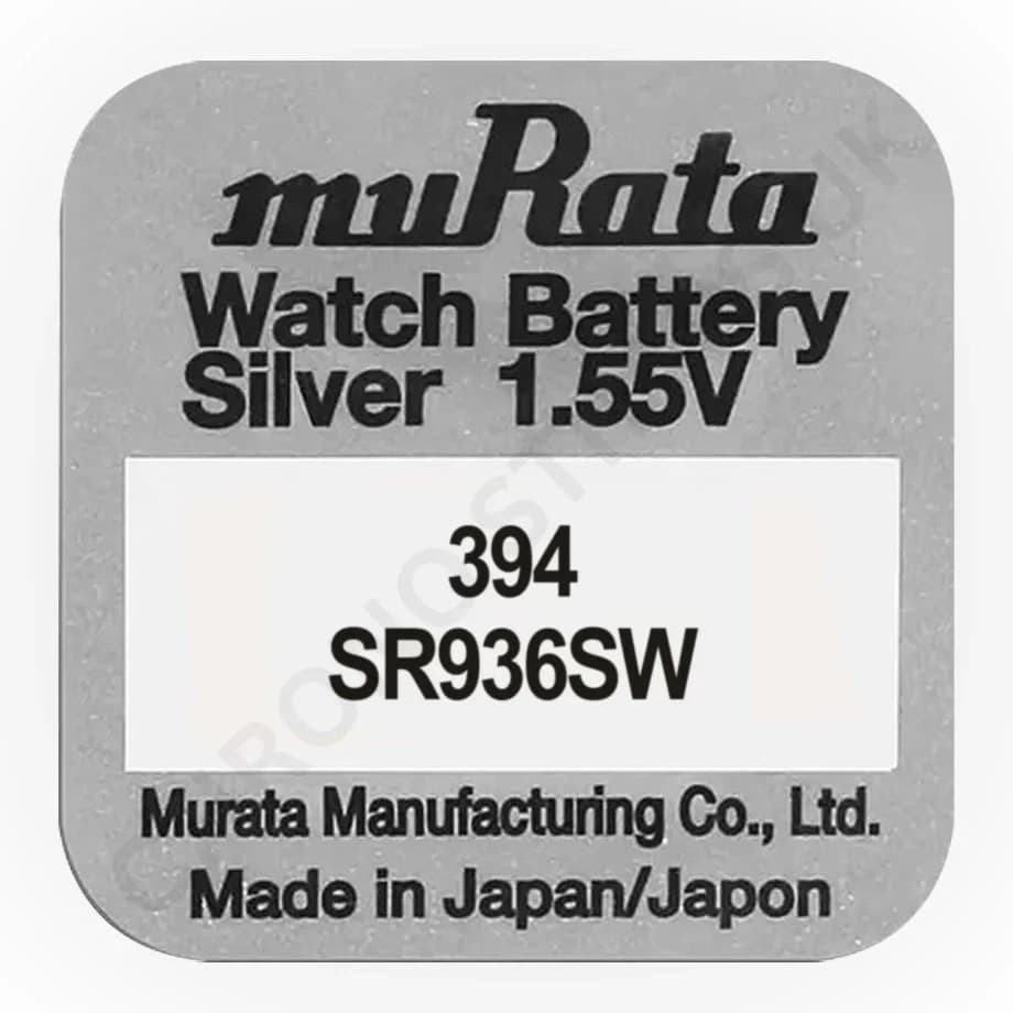 Baterie, Oxid de Argint, muRata 394 / SR936SW, 1.55V, 1 buc