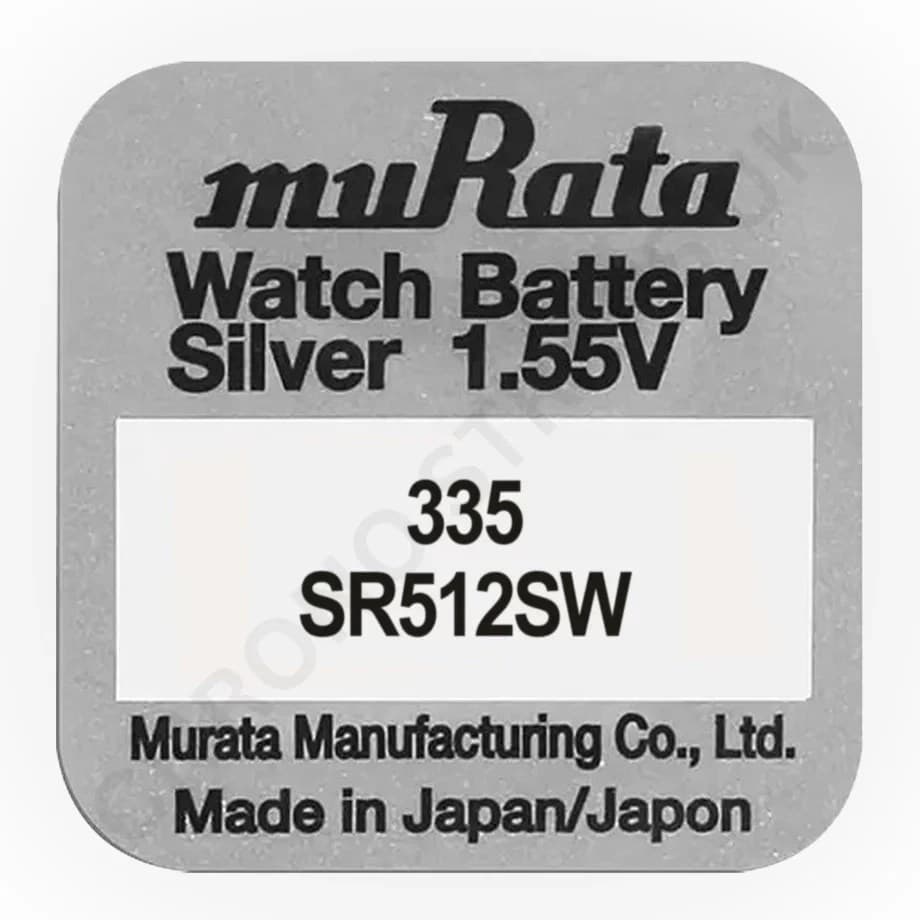 Baterie, Oxid de Argint, muRata 335 / SR512SW, 1.55V, 1 buc