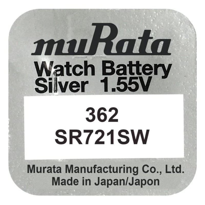 Baterie, Oxid de Argint, muRata SR721SW, 362, 1.55V, 1 buc