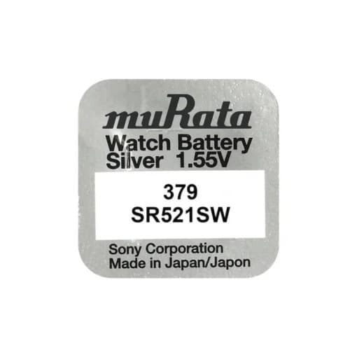 Baterie, Oxid de Argint, muRata 379, SR521SW 1.55V