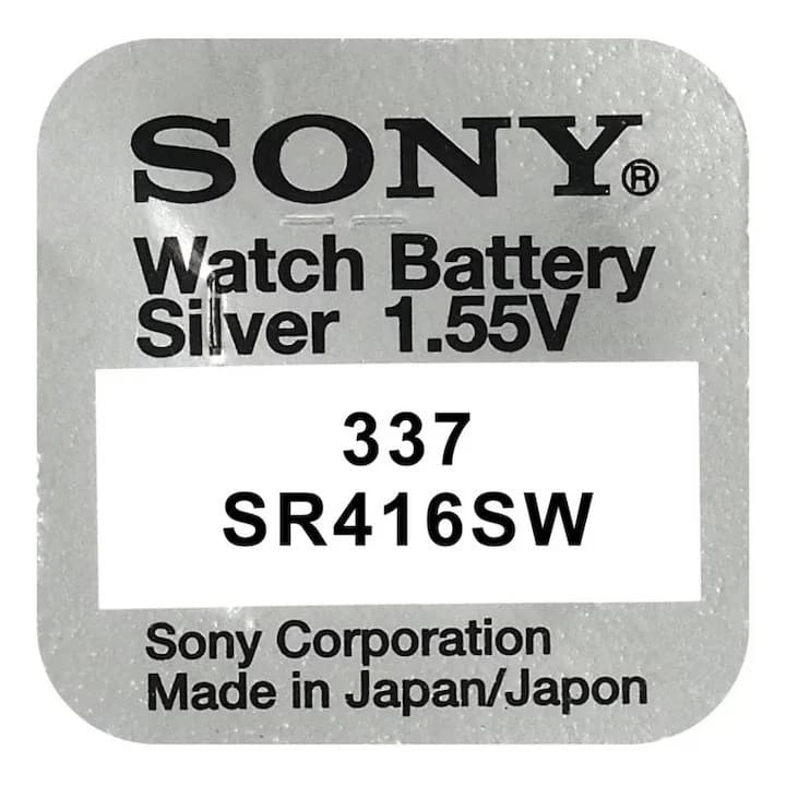 Set 10 baterii Sony 337 SR416SW 1.55V