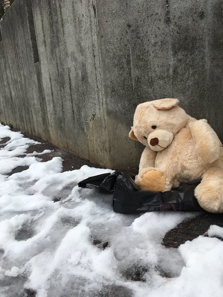 Ursuleț de pluș moale, 32 cm