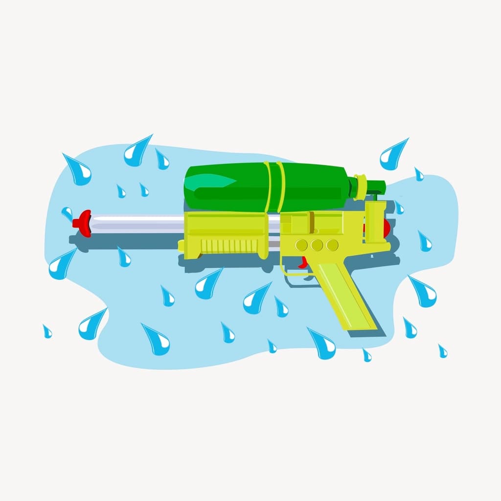 Pistol cu apă cu rezervor mare