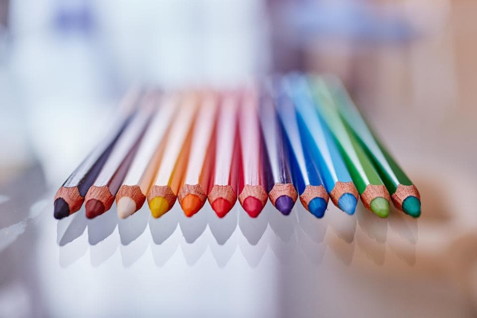 Creioane colorate pentru copii, 39 bucăți