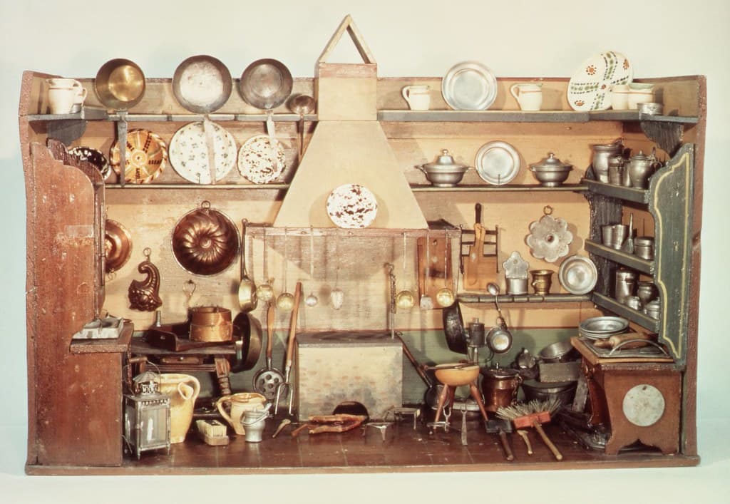 Set bucătărie miniaturală, 22 piese