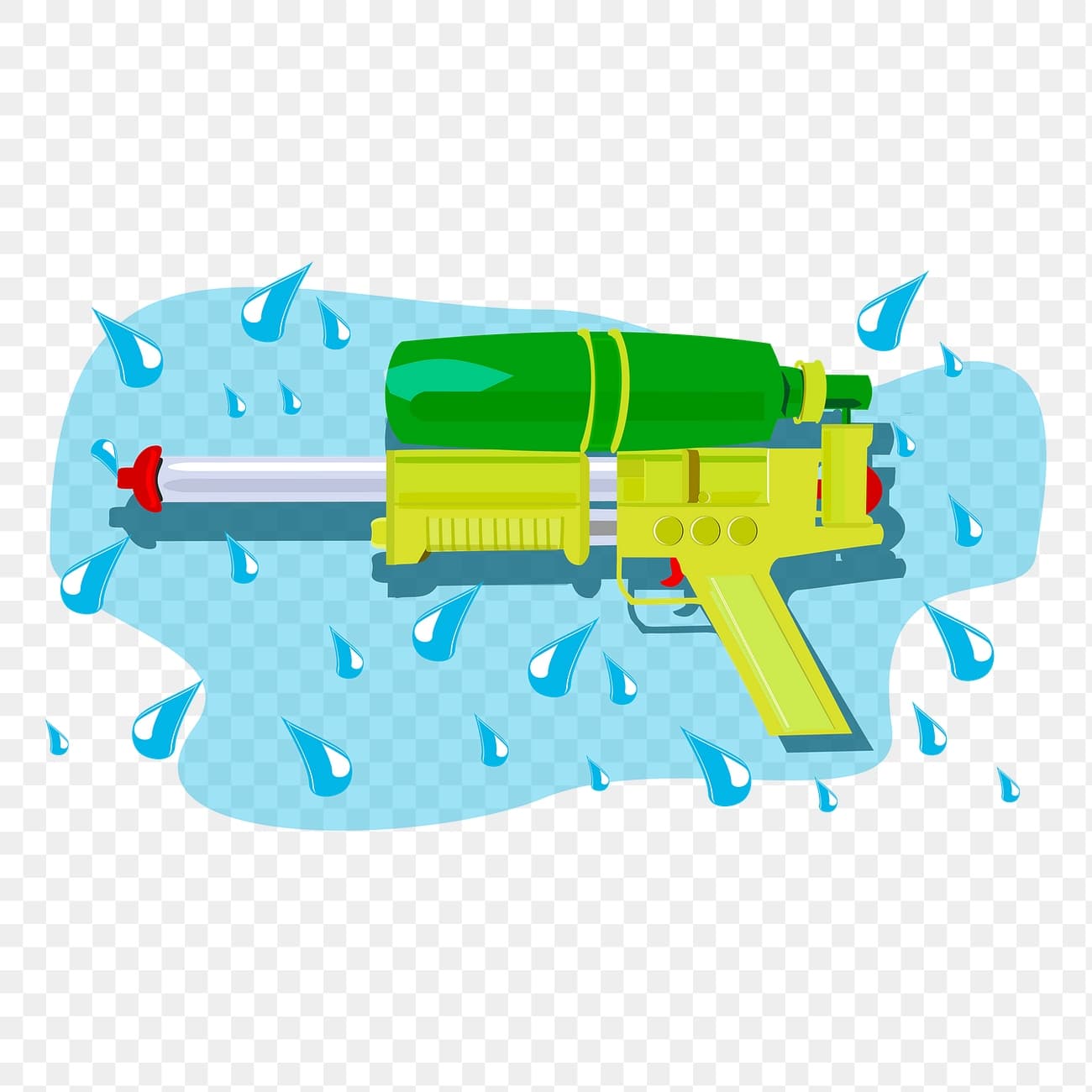 Pistol cu apă cu rezervor mare